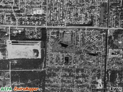 Lake Belvedere Estates satellite photo by USGS