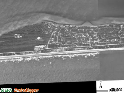 Pine Knoll Shores satellite photo by USGS
