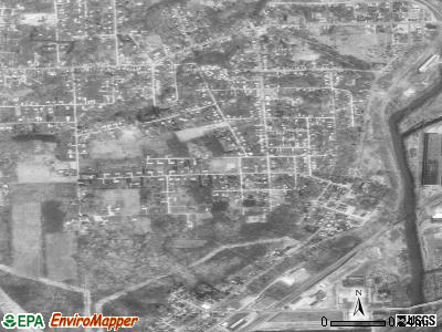 Oakland satellite photo by USGS