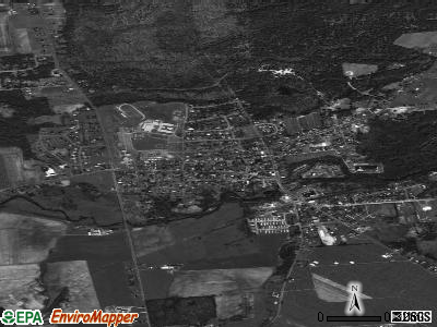 Peru satellite photo by USGS
