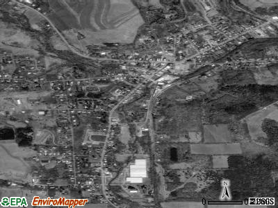 Troy satellite photo by USGS