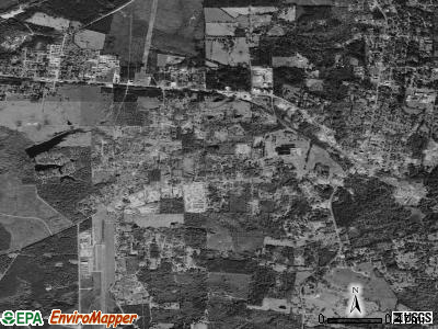 Midway satellite photo by USGS