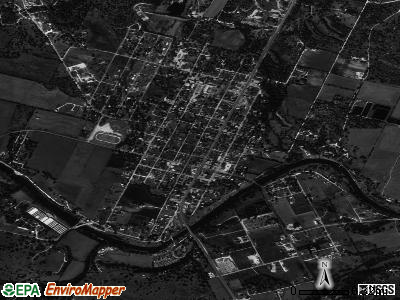 Blanco satellite photo by USGS