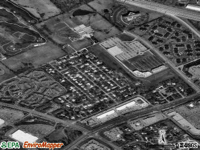 Hurstbourne Acres satellite photo by USGS