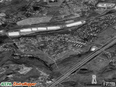 Laflin satellite photo by USGS