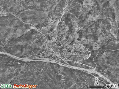 Pine Valley satellite photo by USGS