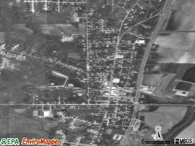 Roanoke satellite photo by USGS