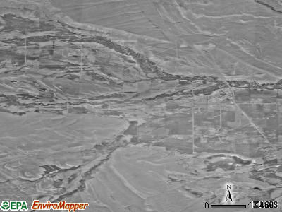 Fort Washakie satellite photo by USGS