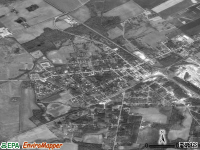 Franklin satellite photo by USGS