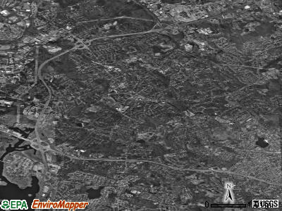 Lexington satellite photo by USGS