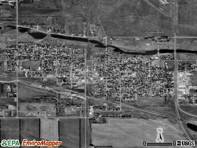 New Rockford satellite photo by USGS