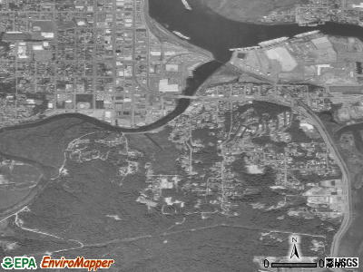 Bunker Hill satellite photo by USGS