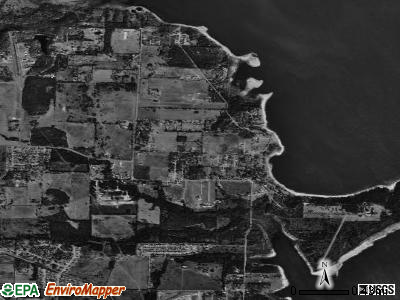 Shady Shores satellite photo by USGS