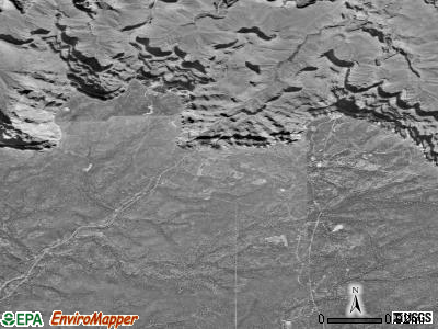 Grand Canyon Village satellite photo by USGS