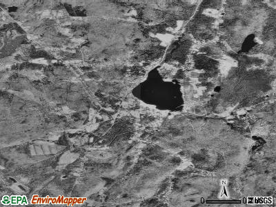 Crystal Lake satellite photo by USGS