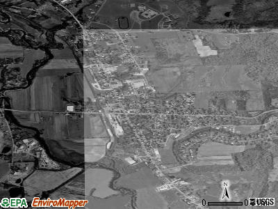 Sherburne satellite photo by USGS
