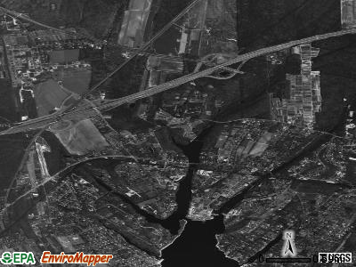 Eastport satellite photo by USGS
