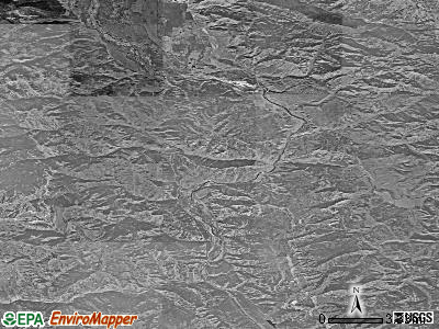 Hoback satellite photo by USGS