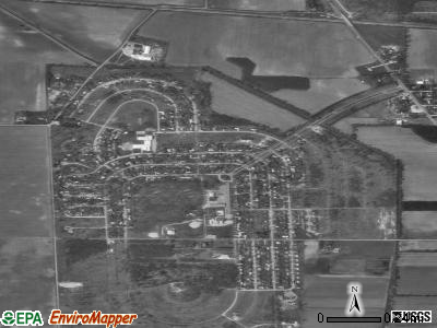 Kingsford Heights satellite photo by USGS