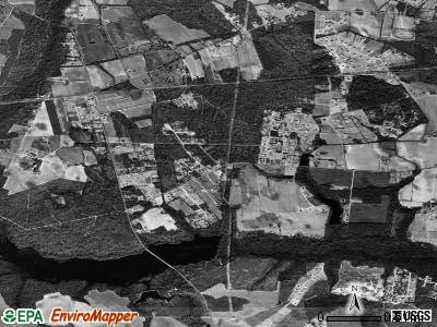 Cane Savannah satellite photo by USGS