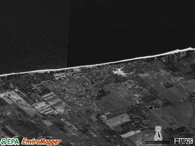 Brownsville satellite photo by USGS