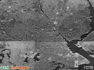 Providence satellite photo by USGS