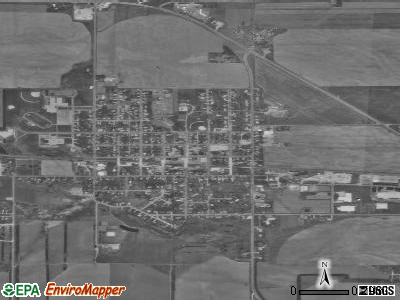 Spring Green satellite photo by USGS