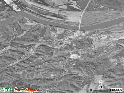 Dover satellite photo by USGS