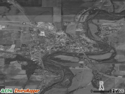 Monroeville satellite photo by USGS