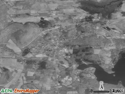 Waymart satellite photo by USGS