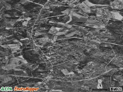Vinco satellite photo by USGS