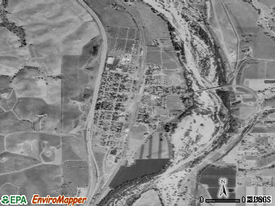 San Miguel satellite photo by USGS