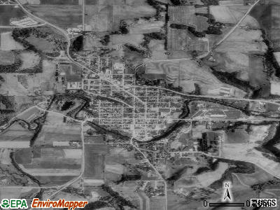 Galesville satellite photo by USGS