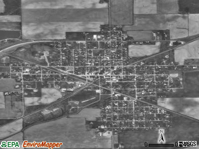 Redkey satellite photo by USGS