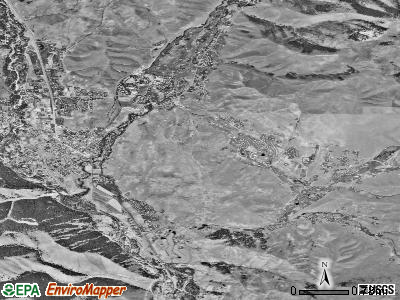 Sun Valley satellite photo by USGS