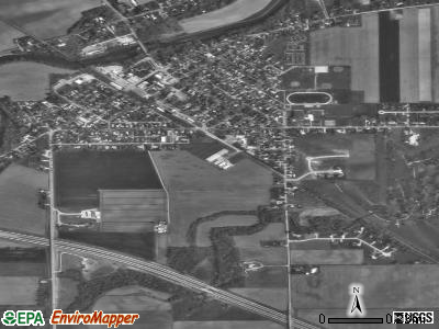 Elmore satellite photo by USGS