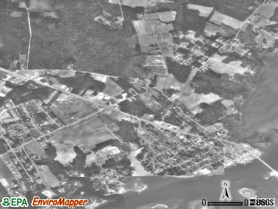 Swansboro satellite photo by USGS