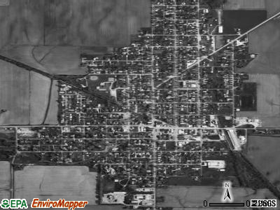 Wyoming satellite photo by USGS