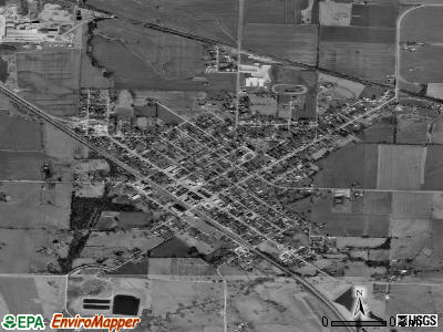 Wellsville satellite photo by USGS