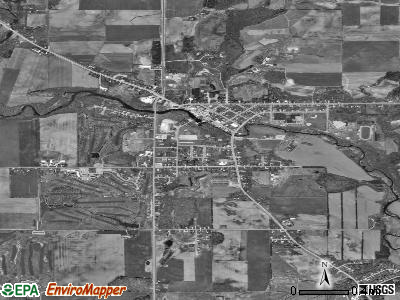 Mishicot satellite photo by USGS