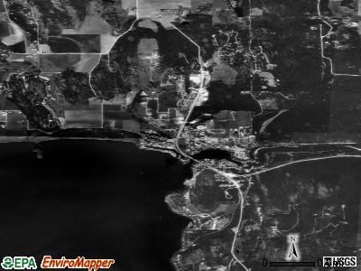 Bigfork satellite photo by USGS