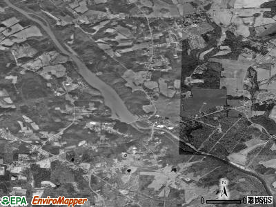 Saxapahaw satellite photo by USGS