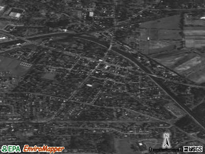 Pittsford satellite photo by USGS