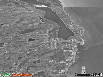 Greilickville satellite photo by USGS