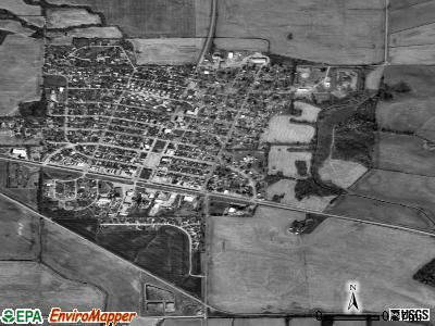 Shawneetown satellite photo by USGS