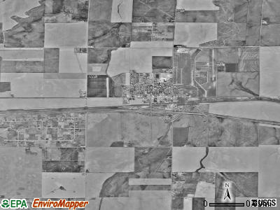 Strasburg satellite photo by USGS