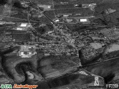 Hometown satellite photo by USGS