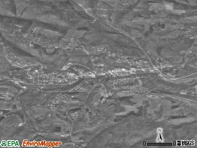 Salineville satellite photo by USGS