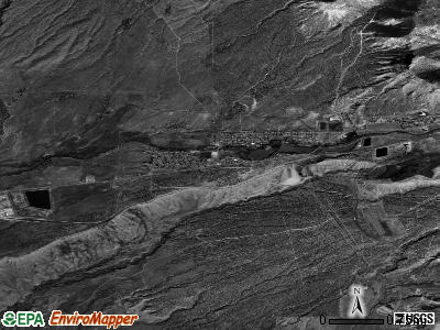 East Carbon satellite photo by USGS