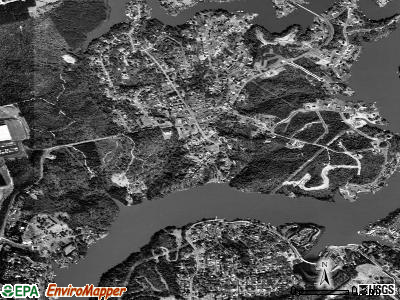 Northlakes satellite photo by USGS
